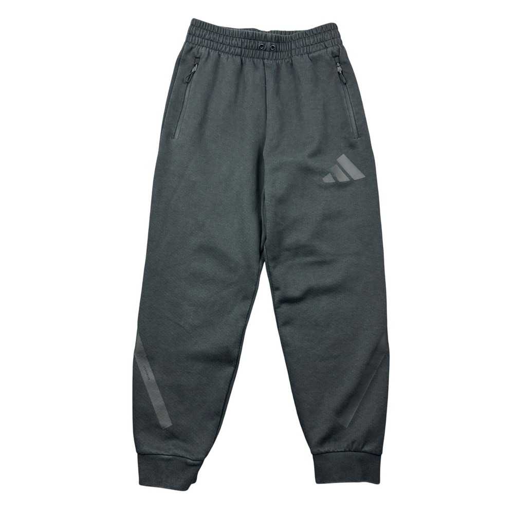 Adidas Sportswear Men Small Black Fleece Jogger Sweatpants Athletic Active Gym